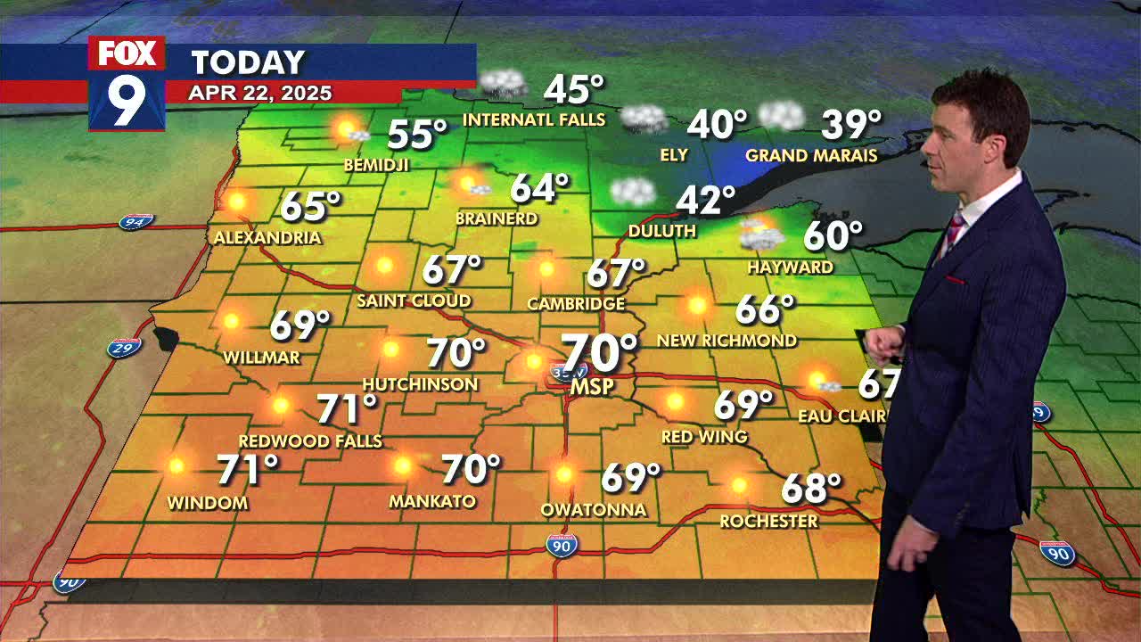 MN weather: Sunny and mild on Tuesday