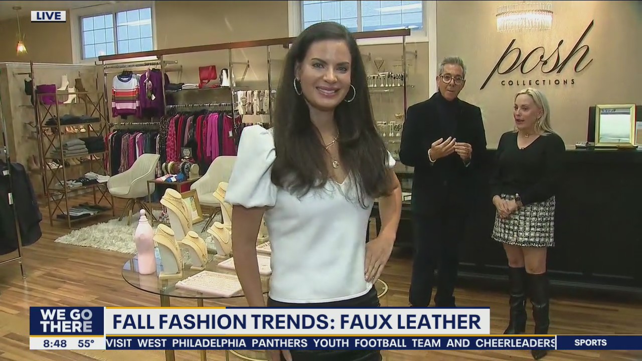 Fall Fashion Trends: Faux leather