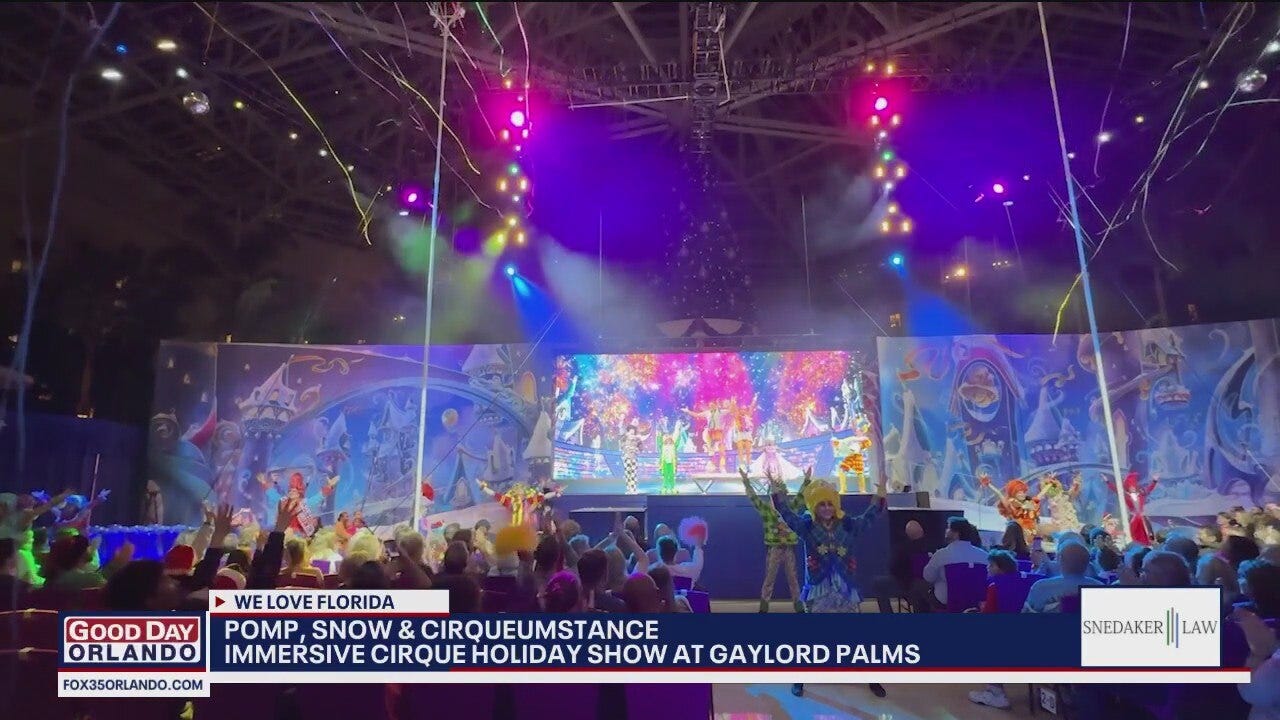 Cirque holiday show at Gaylord Palms