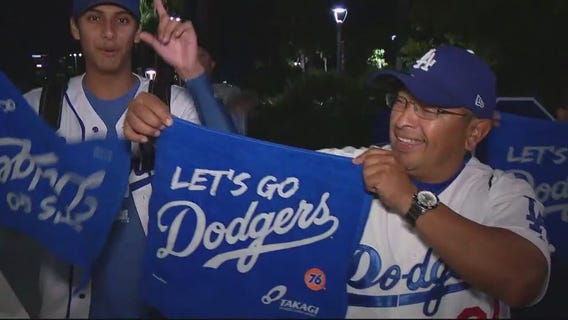 Fans react to Dodgers win