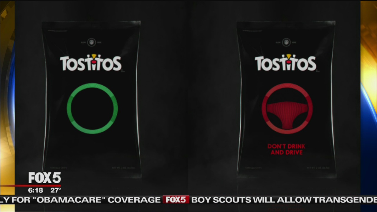 Alcohol-detecting Tostitos bags
