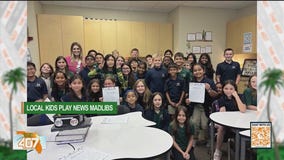 A newsroom lesson for central Florida students