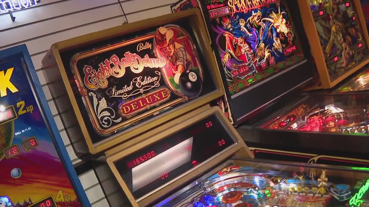 Game time at Pinball Gallery