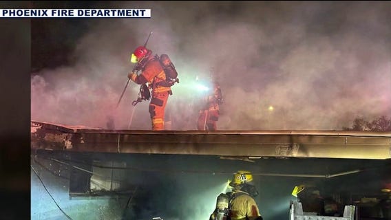 Dog rescued in Phoenix apartment fire