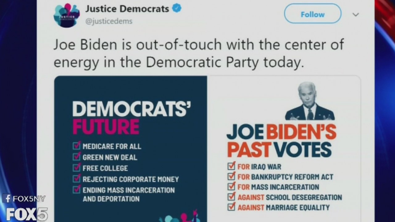 Biden joins crowded Democratic field