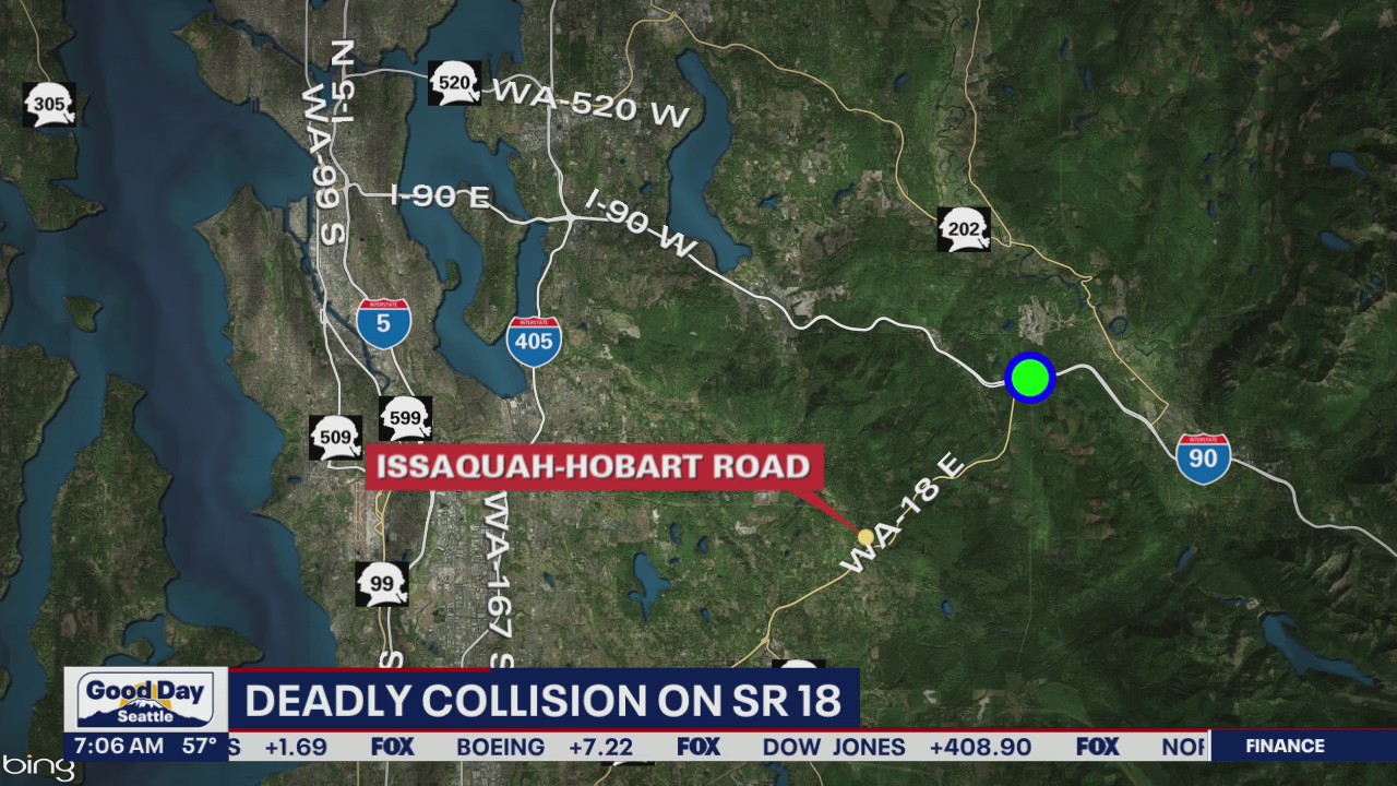 State Route 18 closed Monday night, because of a deadly car crash