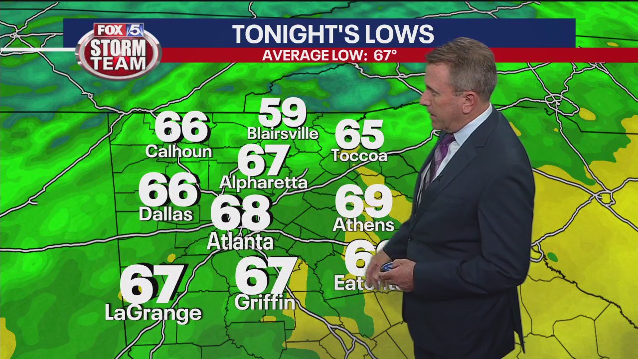 Thursday afternoon weather forecast | FOX 5 Atlanta