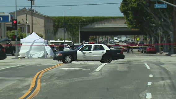 Man killed in shooting with police officers in Harbor Gateway