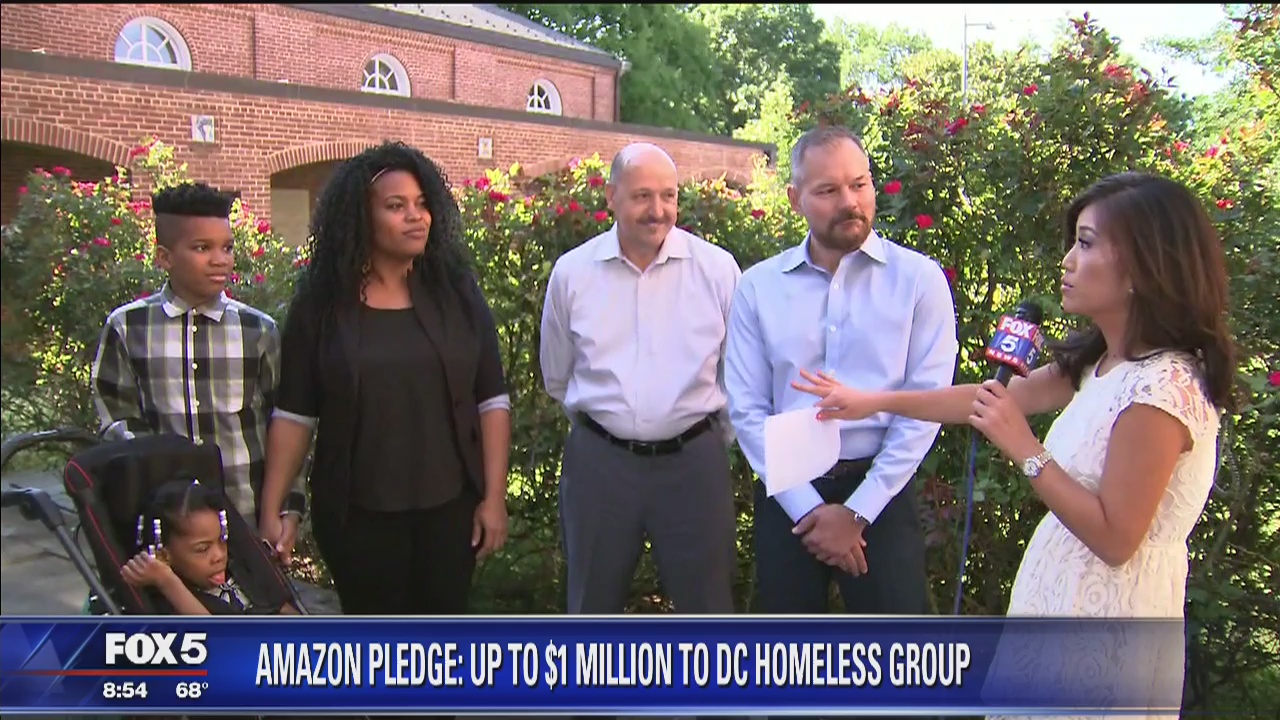 Amazon matches donations to Friendship Place up to $1M to help DC's homeless