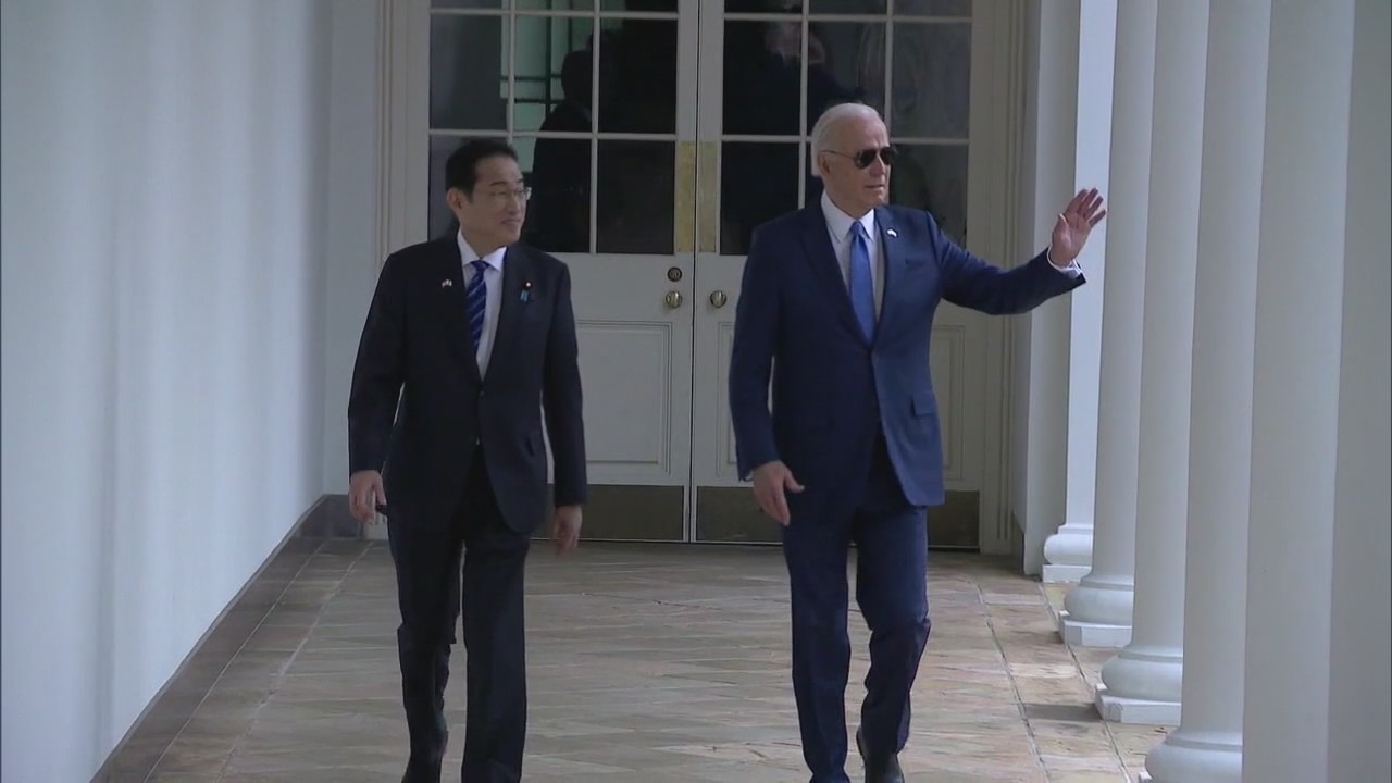 Biden welcomes Japan?s prime minister to Washington