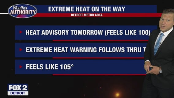 Extreme heat expected to hit Metro Detroit this weekend