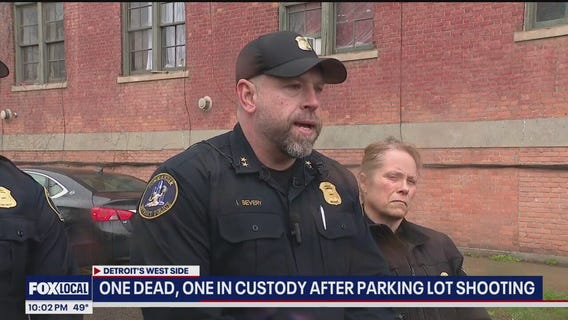 One dead, one arrested after shooting on Detroit's west side