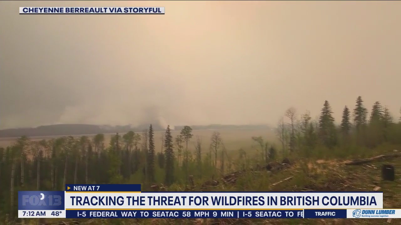 Tracking the threat for summer wildfires in British Columbia