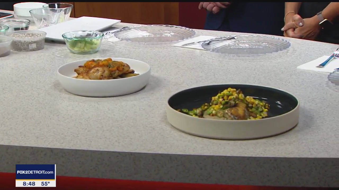 Petty Cash Detroit Chef Cooks Up Cardamom Seared Chicken, Gooseberry Chutney & Butter Braised Fennel