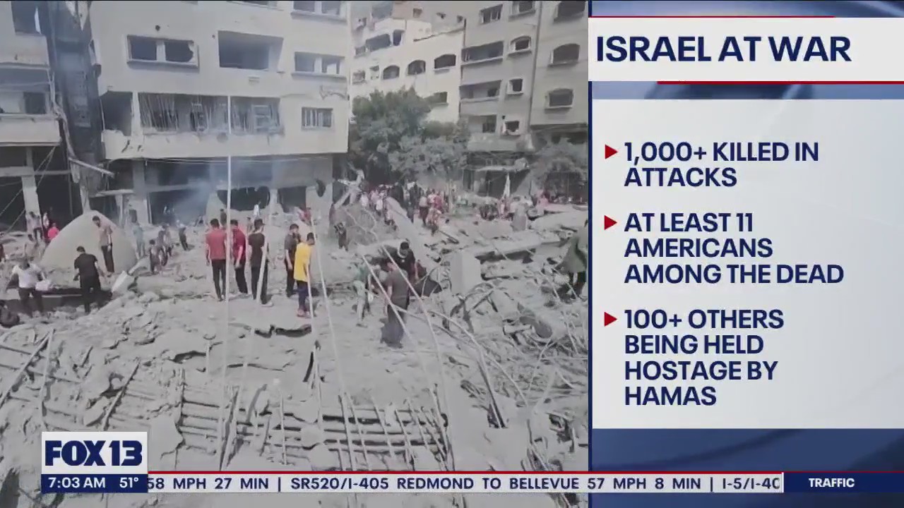 Israel at war: 1,000+ killed in attacks