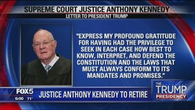 Justice Kennedy to retire