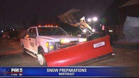 Snow preparations in DC area