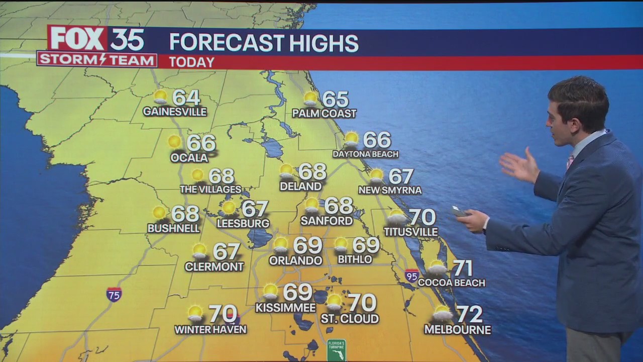 Orlando Weather Forecast AM: December 1, 2024