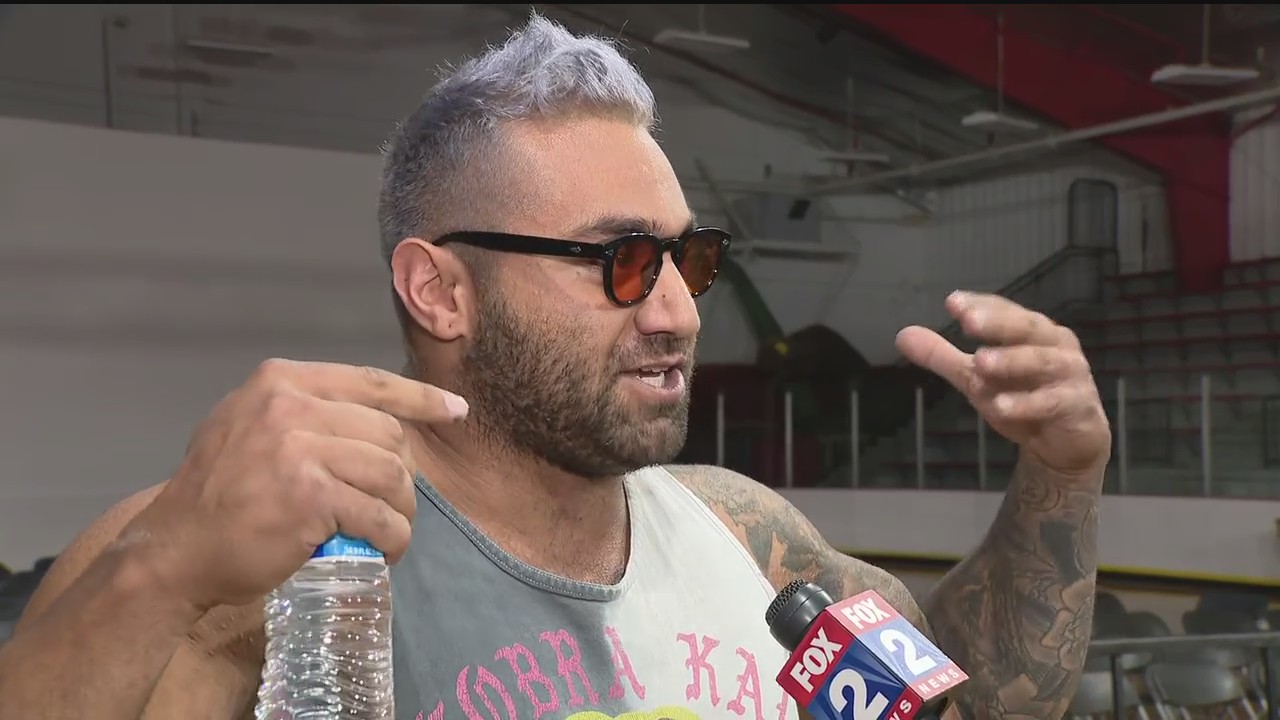 Night of professional wrestling at HYPE center in Wayne