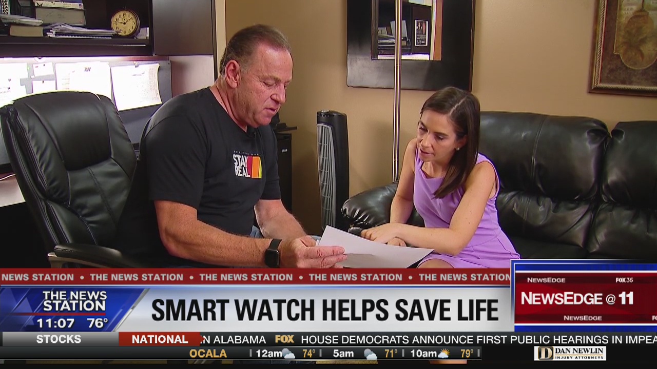 Man credits Apple Watch for detecting atrial fibrillation