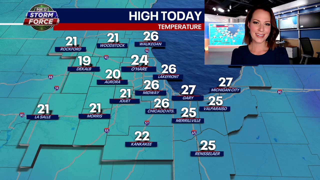 Bitter cold again tonight, but warmer air returns tomorrow