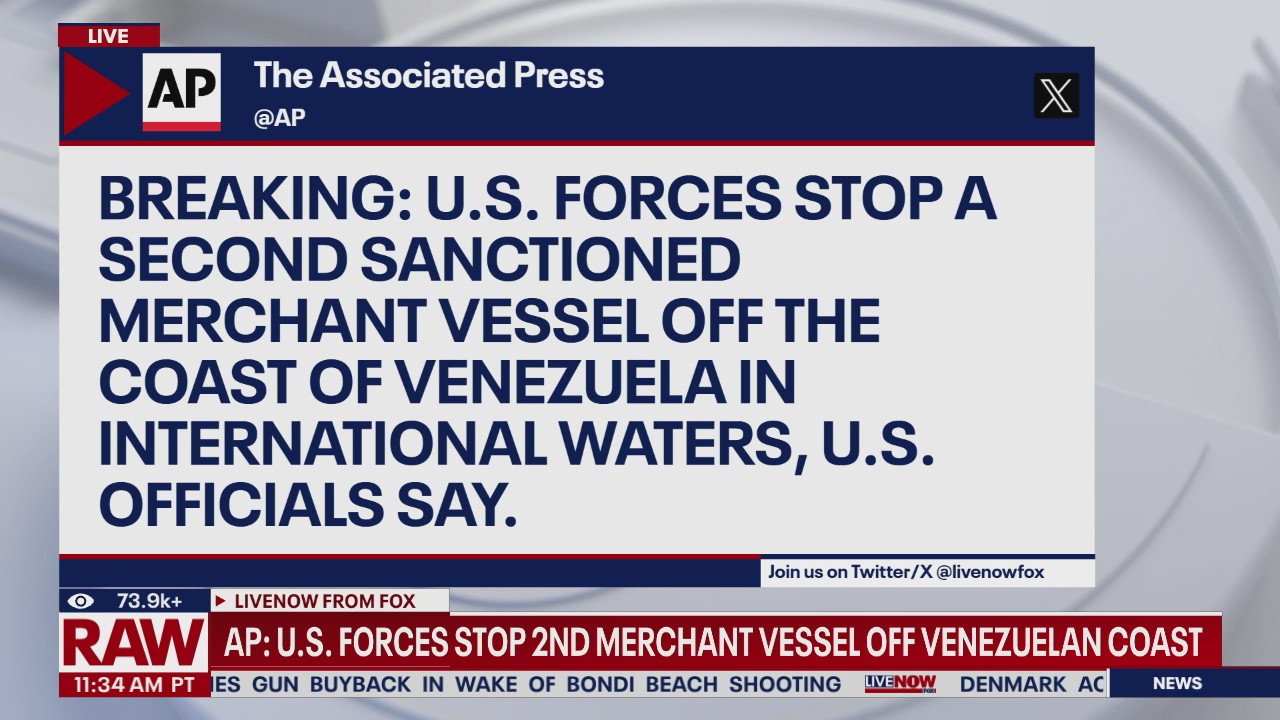 BREAKING: US stops second ship off Venezuelan coast
