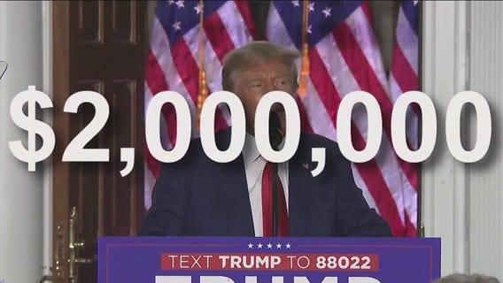 Donald Trump continues campaigning despite federal indictment