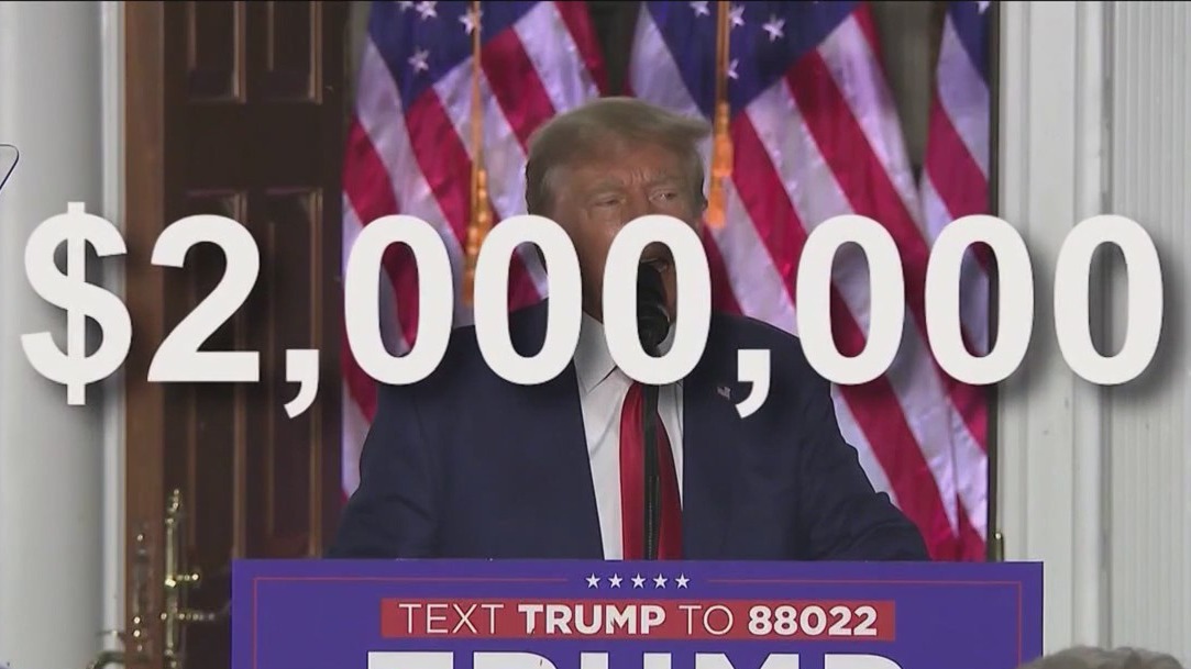 Donald Trump continues campaigning despite federal indictment