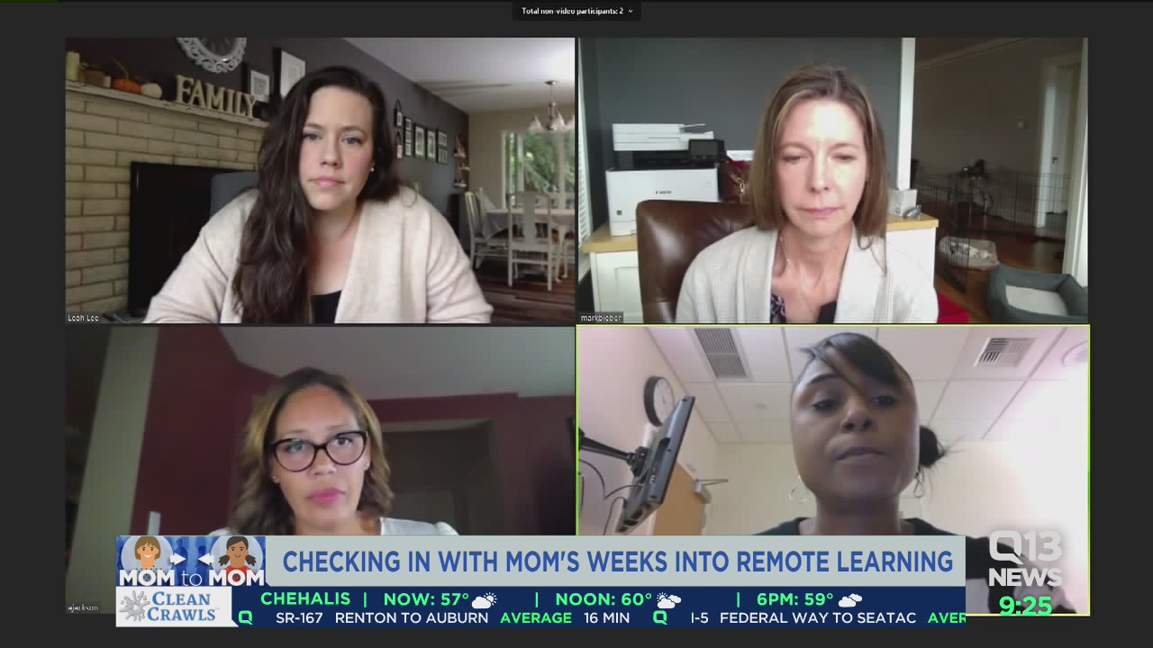 Talking with moms about challenges of remote learning