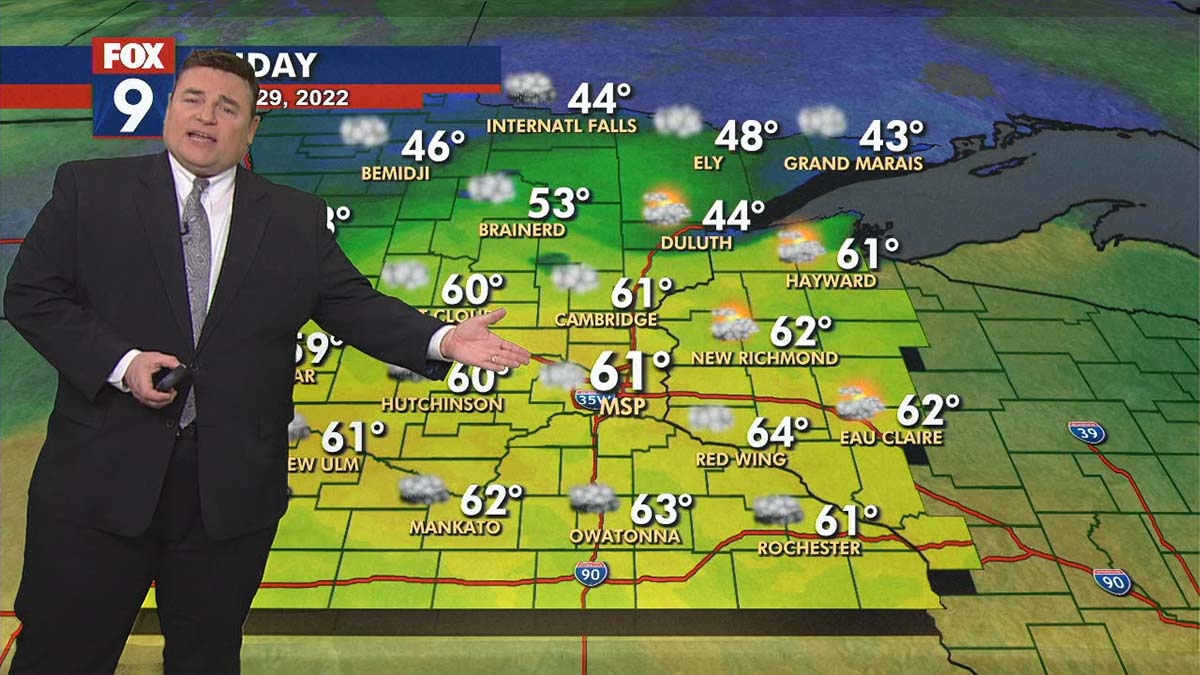 Friday's forecast: Get ready for a wet weekend