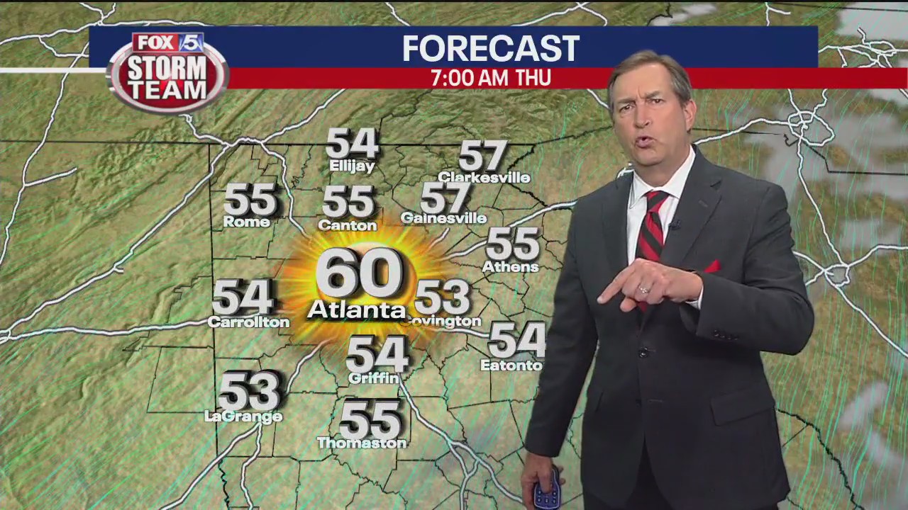 Tuesday evening weather forecast | FOX 5 Atlanta