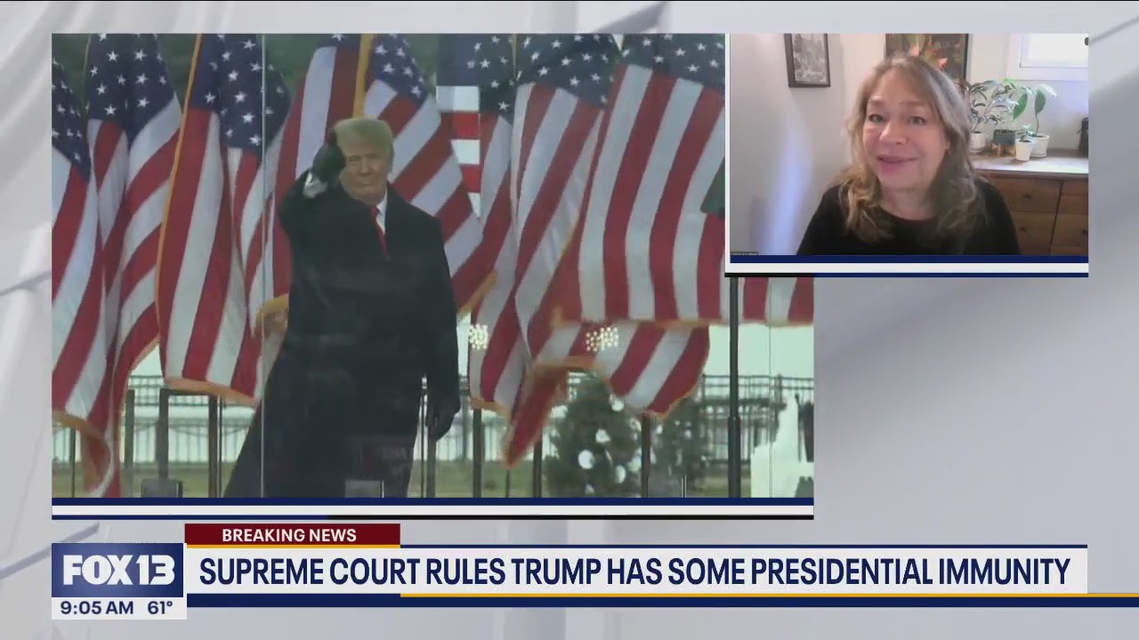 Supreme Court rules Trump has some presidential immunity