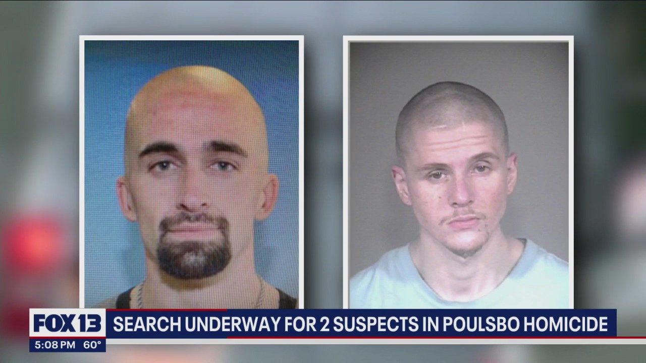 Search underway for 2 suspects in Poulsbo homicide | FOX 13 Seattle