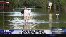 People living in Crosby still dealing with flooding