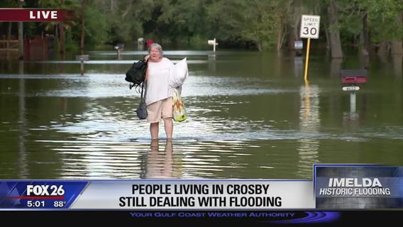People living in Crosby still dealing with flooding
