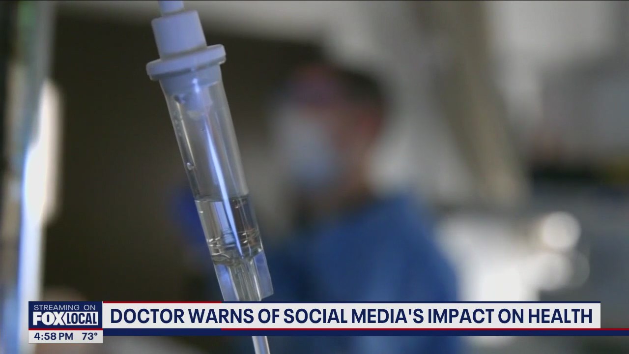 Doctor warns of social media's impact on health