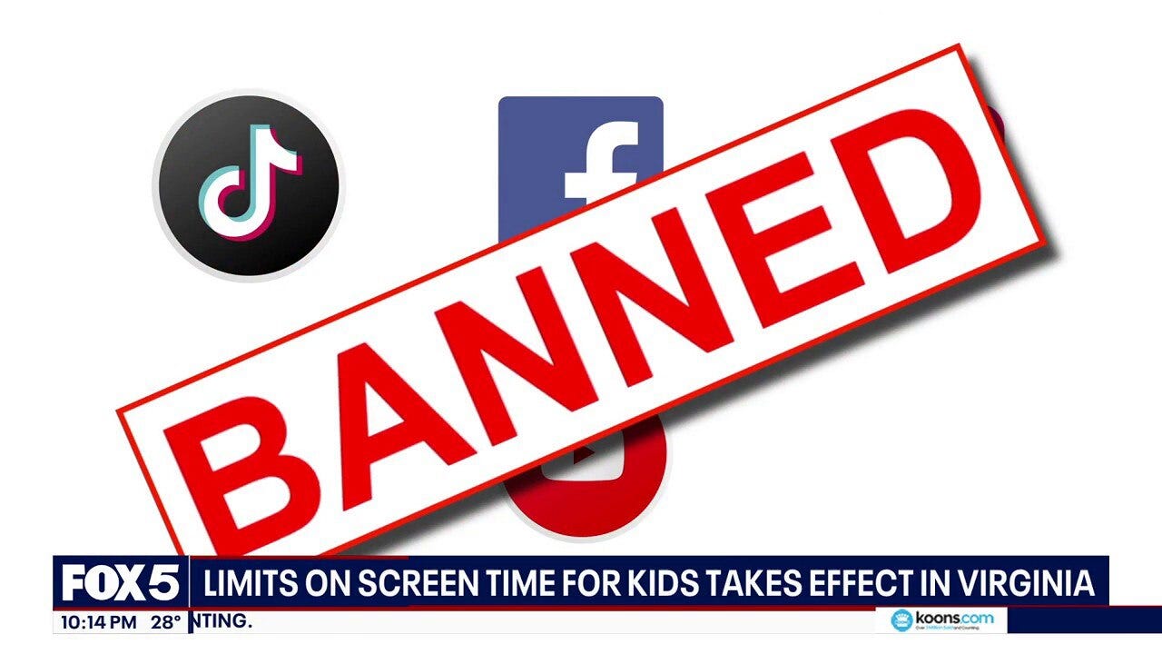 Virginia limits begin as Australia enforces kids’ social‑media ban