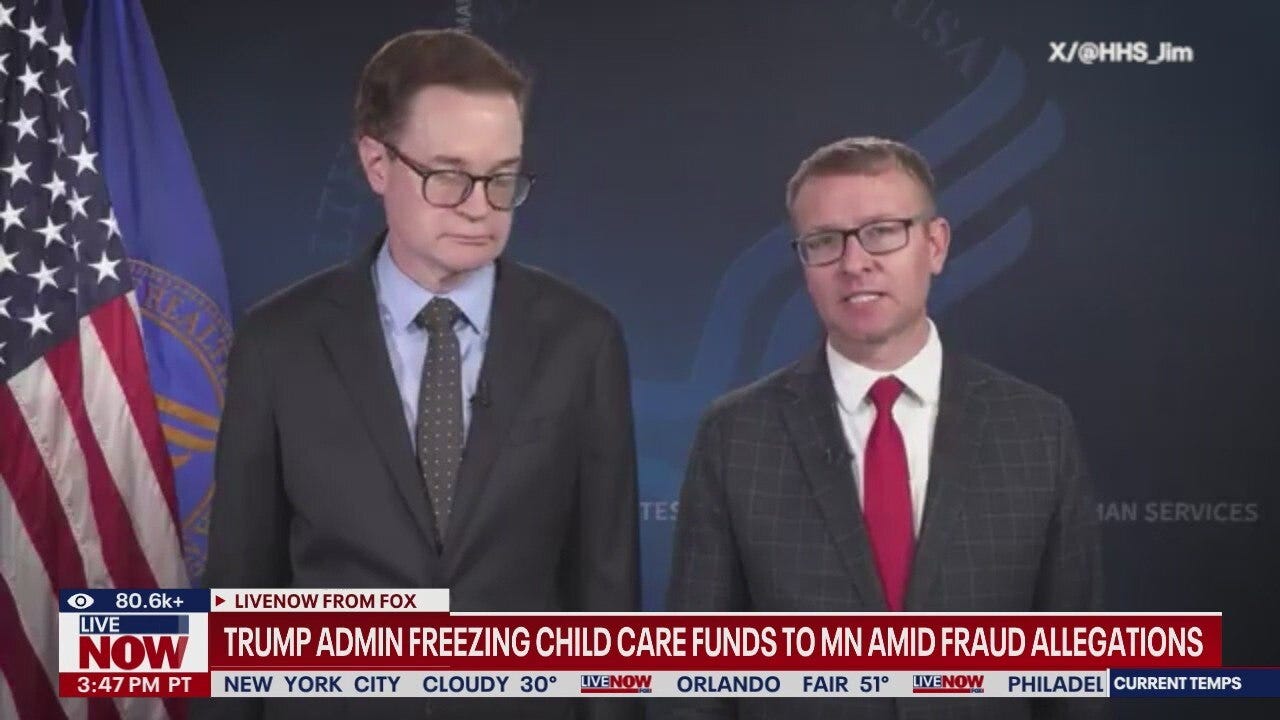 Trump admin freezing child care funds to Minnesota