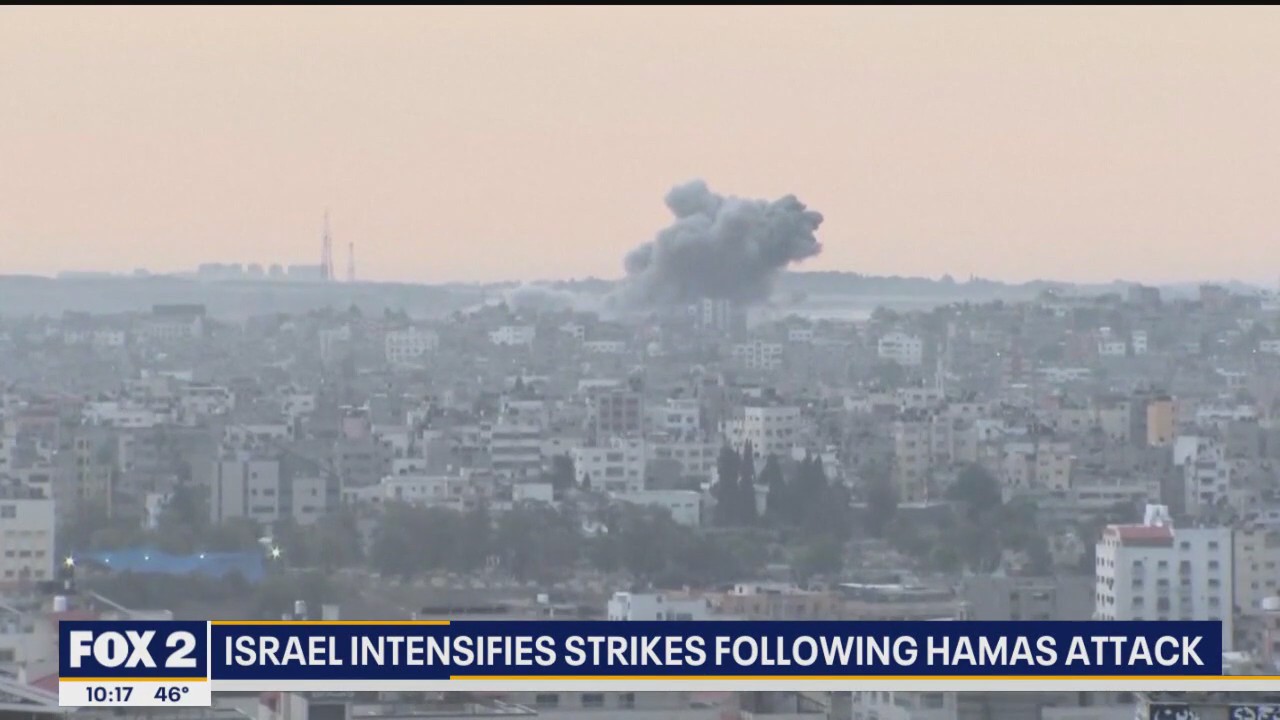 Israel intensifies strikes following Hamas attack