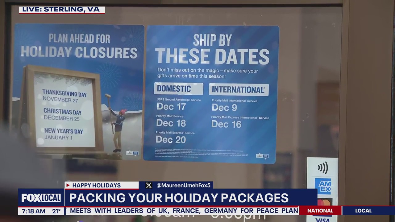 Holiday shipping deadlines closing in | FOX 5 DC