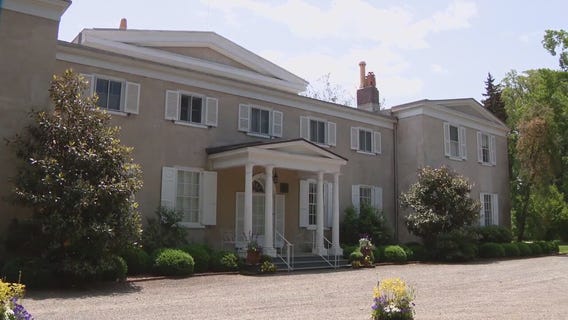 Beautiful Flowers at Andalusia Historic House, Gardens, and Arboretum
