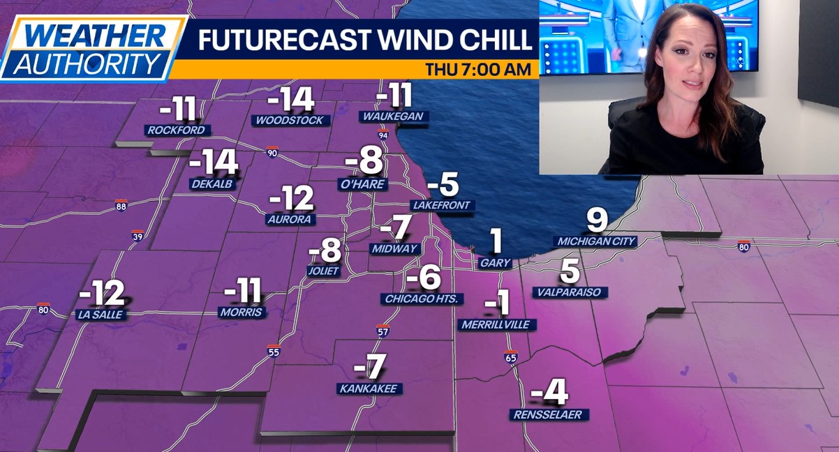 Chicago weather: Temperatures plummet overnight with wind chills as low ...