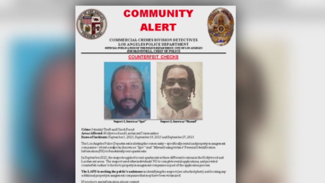 Landlords allegedly scammed with fake checks