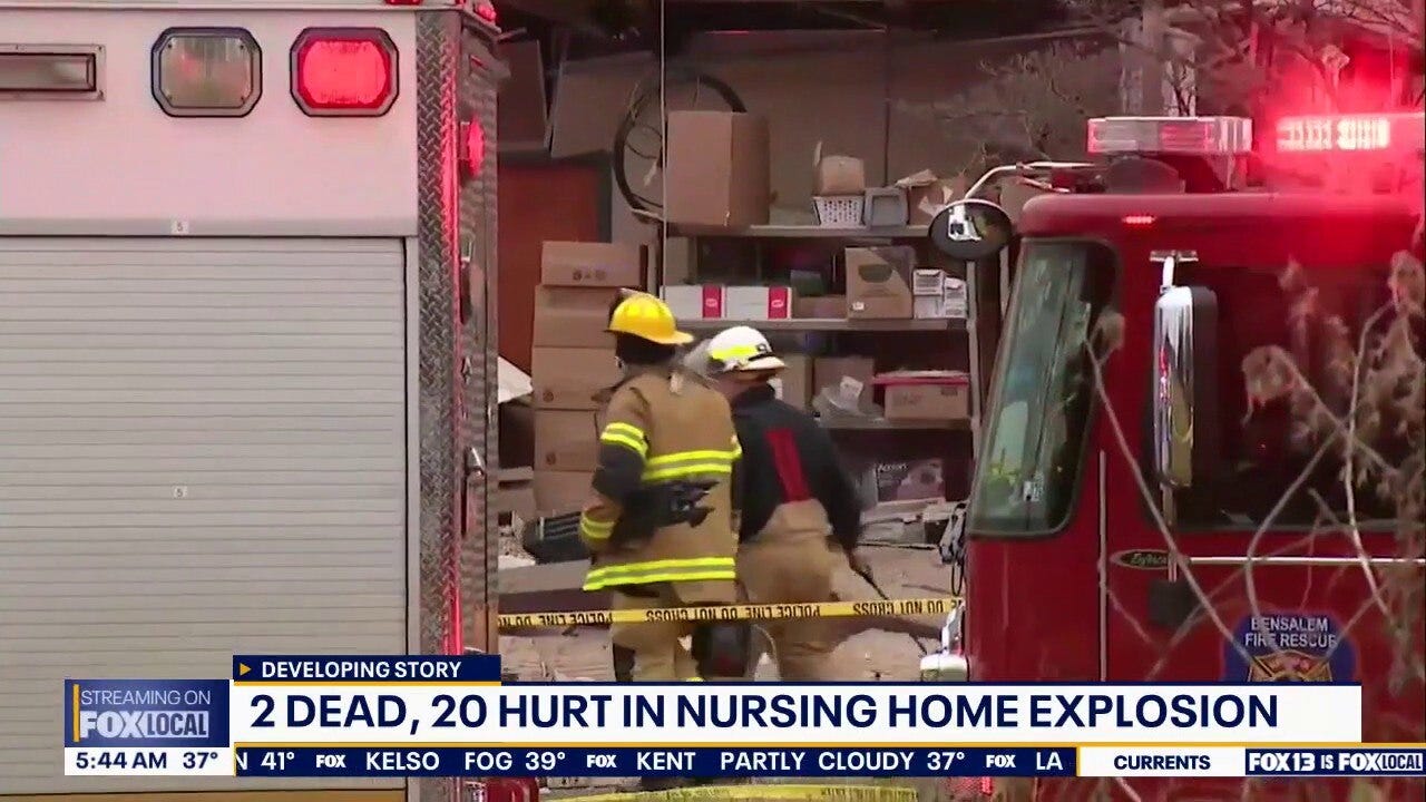 2 dead, 20 hurt in Pennsylvania nursing home explosion