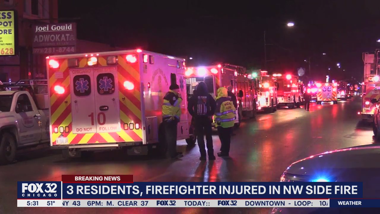 4 critically injured, including firefighter, in Belmont Central apartment fire