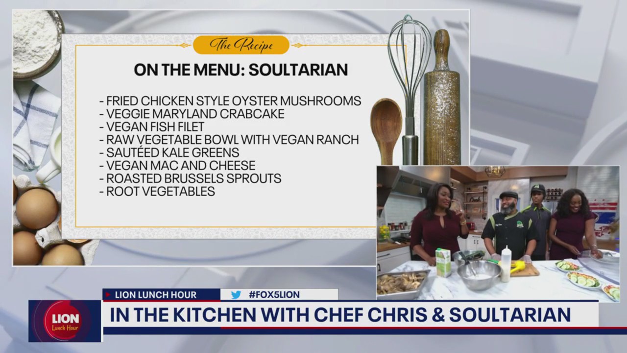 Chef Chris, founder of Soultarian, roles in a flavor filled menu