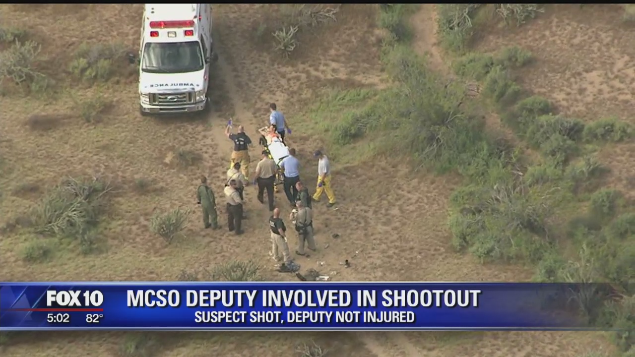 Home invasion suspect shot following stolen car pursuit | FOX 10 Phoenix