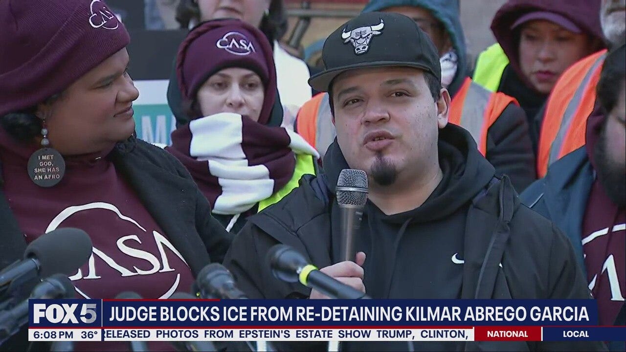 Kilmar Abrego Garcia latest: Judge blocks ICE from re-detaining Abrego Garcia