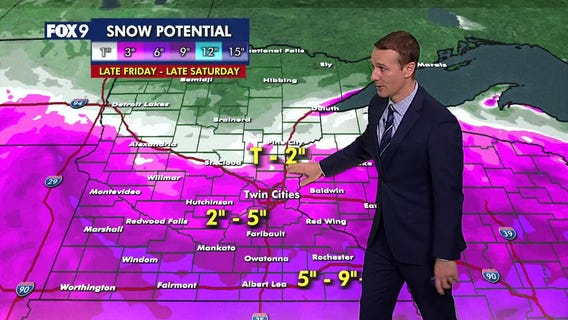 MN weather: Steady, light snowfall all day Saturday
