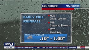 Drizzle, showers, rain